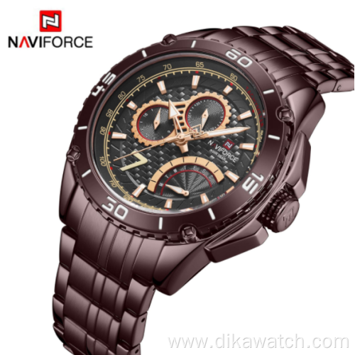 NAVIFORCE 9183 Fashion New Large Dial Men's Watch Luminous Quartz Watch Sports wristwatches